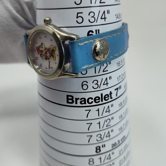 Rare Vintage Minnie Mouse Holding Teddy Bear Watch - Picture 12 of 12